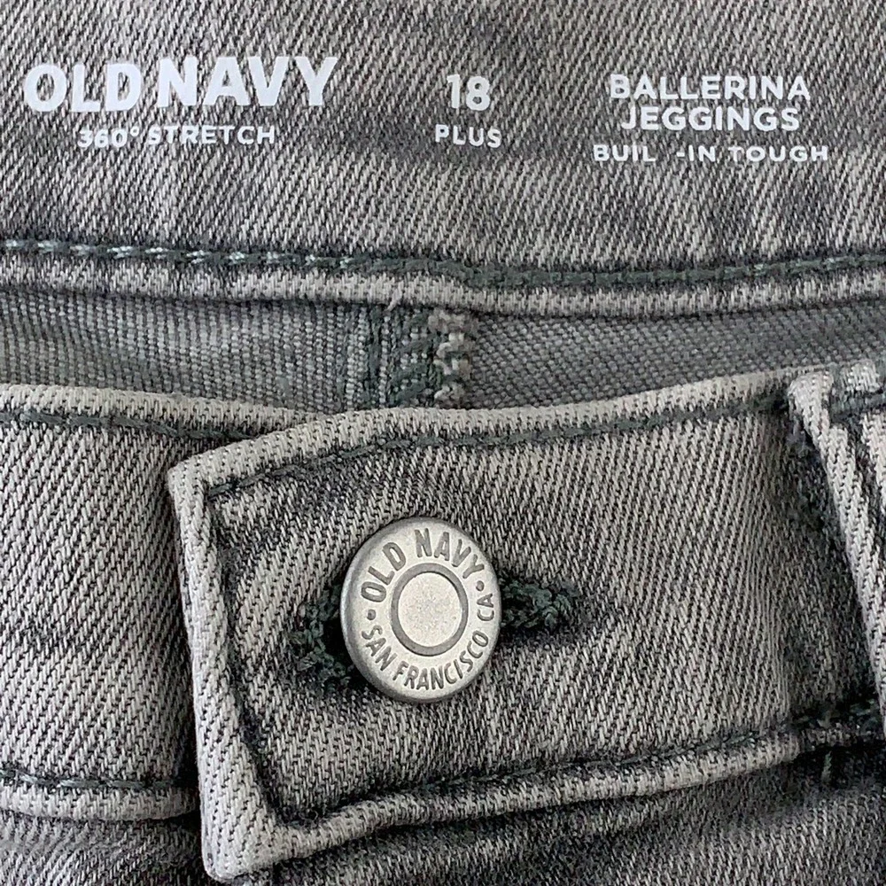 Old Navy Girls Size 18 Plus Light Gray Ballerina 360 Stretch Jeggings NWT *Flaw